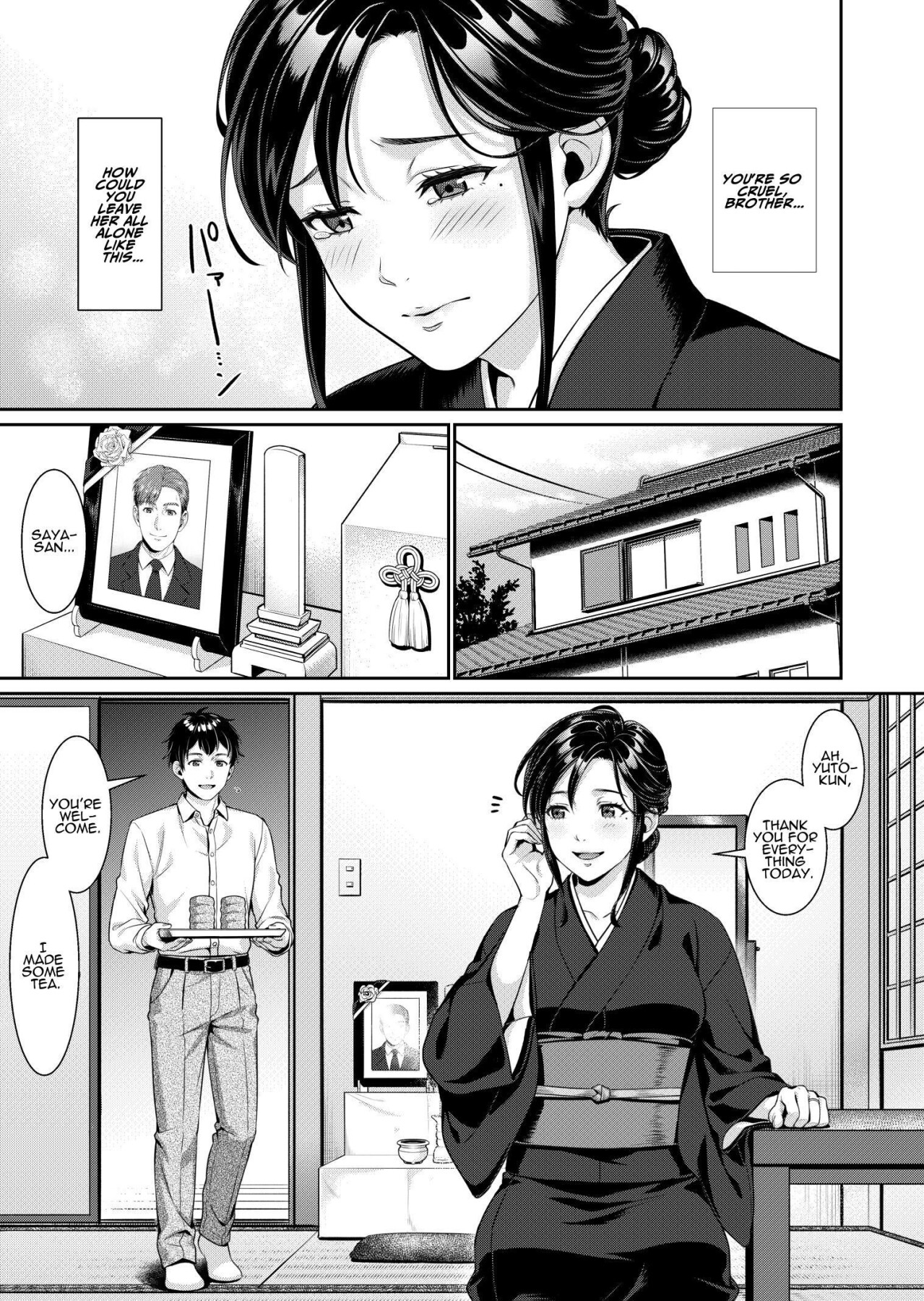 Hentai Manga Comic-Debaucherous Days With My Widowed Sister-in-law-Read-3